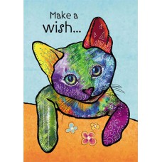 TREE FREE GREETING CARD Cat Wishes